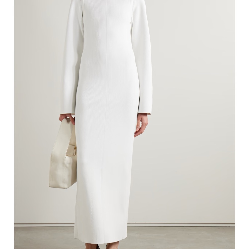KHAITE Alta ribbed-knit maxi dress